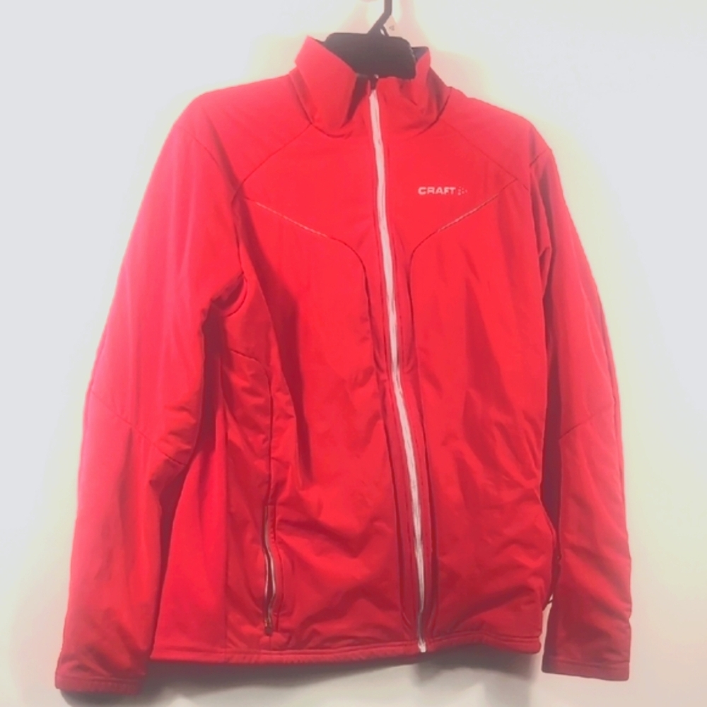Craft Red Cycling Jacket Women's Large Like New | Full-Zip Activewear